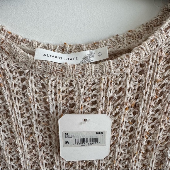 Altar'd State Knit Cream Maxi Dress - Picture 3 of 5